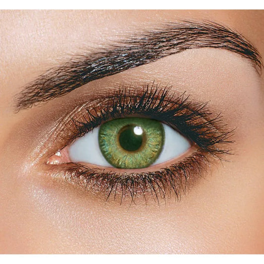 3-Tone Contact Lens Set – Honey Hazel with Solution, Container & Travel Kit | Complete Eye Care Package