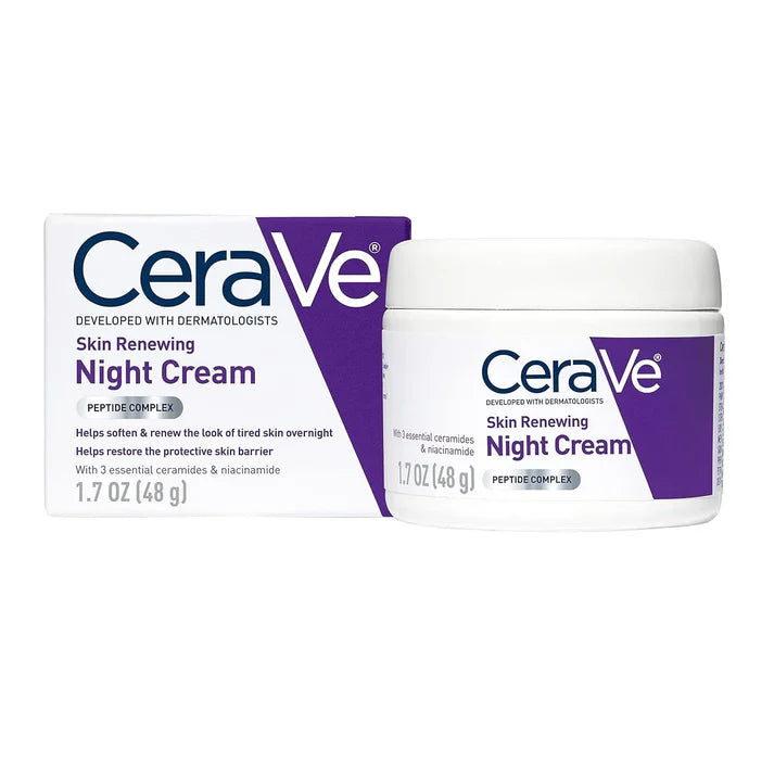 CeraVe 4 in 1 Skincare Kit – Night Cream, Sunblock, Cleanser & Serum for Bright, Hydrated and Radiant Skin | Dermatologist Recommended