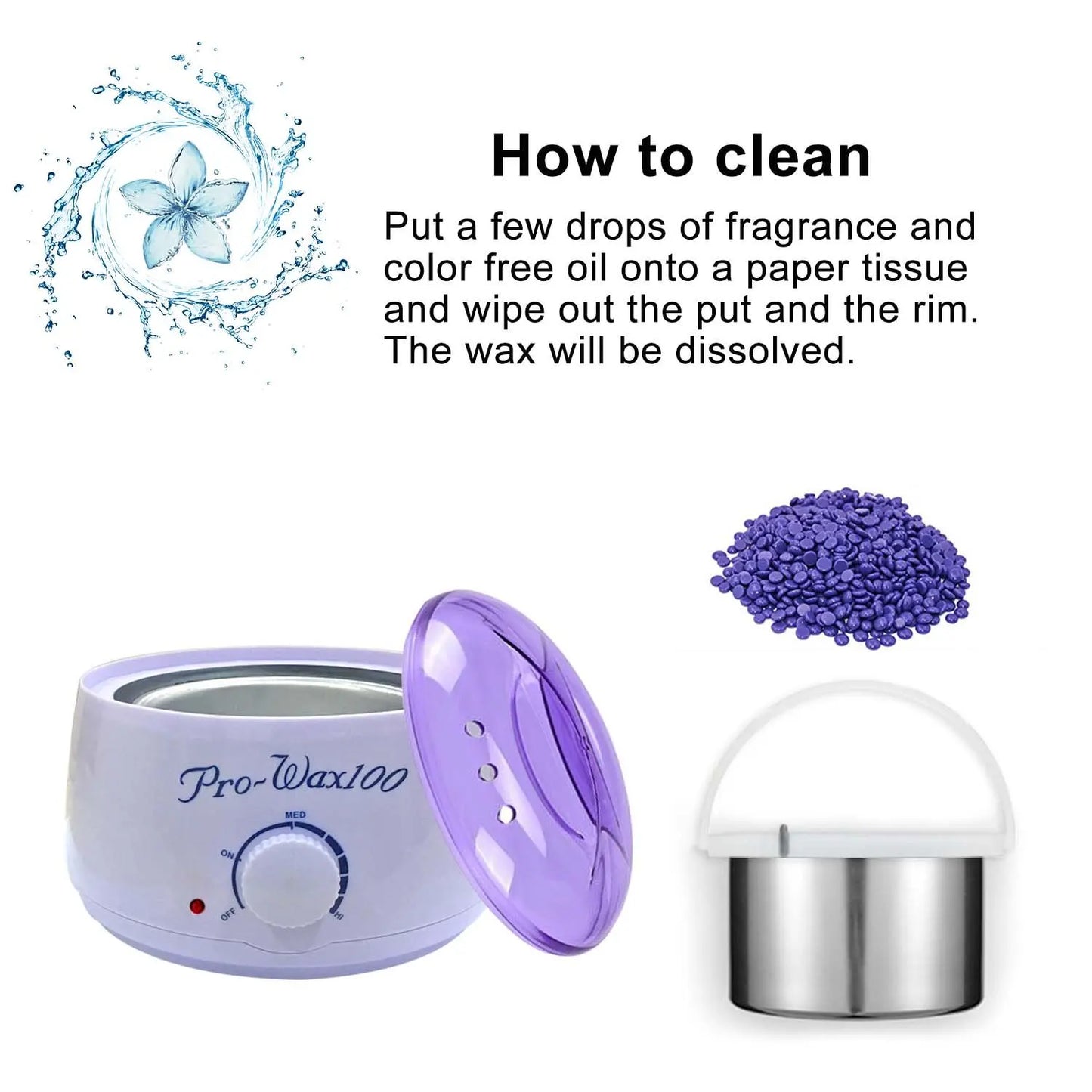 Pro Wax 100 Wax Heater - Quick and Hassle-Free Hair Removal
