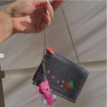 Teddy Bear Moisturizing Lip Oil With Key Chain, Pack Of 3