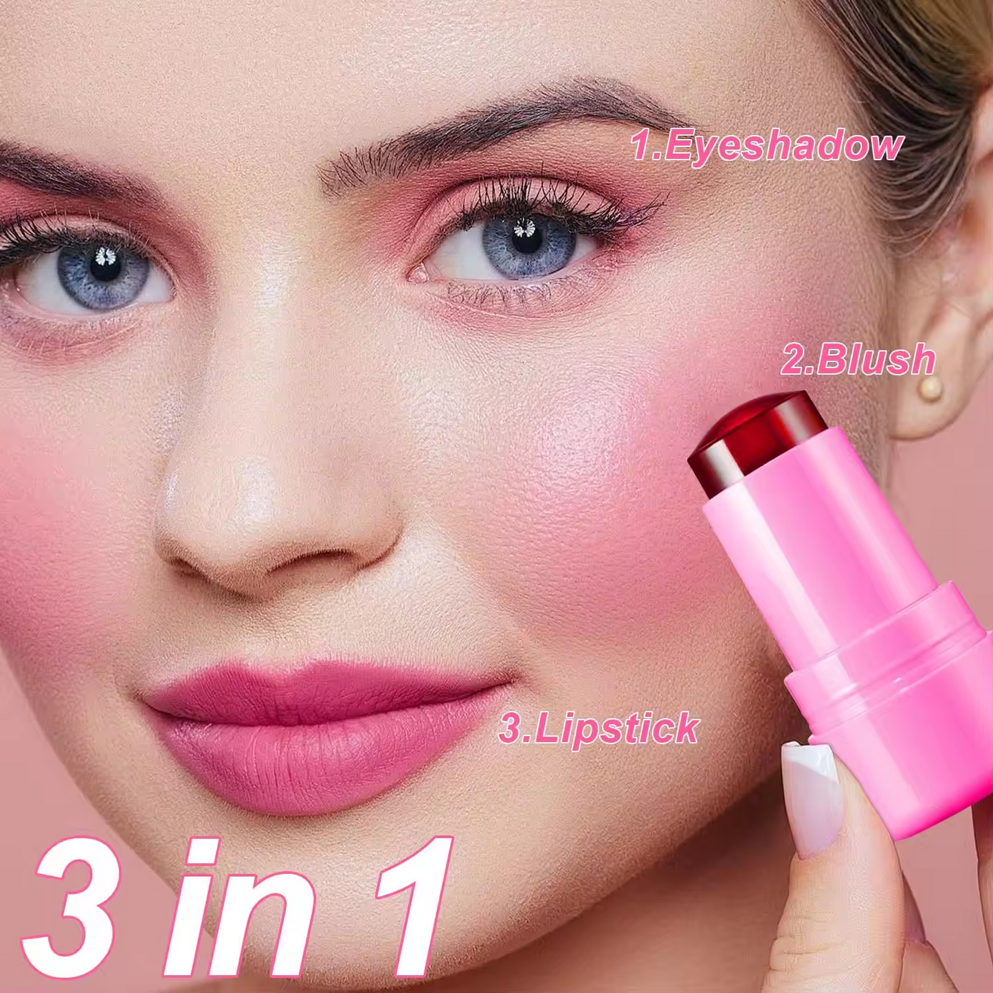 Long-Lasting Blush And Lip Stain