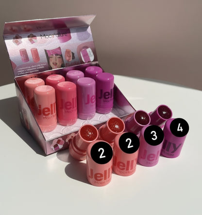 Mocallure Jelly Blush Stick– Smooth, Blendable Cream Blush in Multiple Shades for Natural Glow