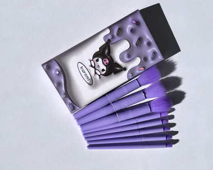 8 Pcs Makeup Brush Set with Velvet Bag – Soft Blush, Powder & Concealer Brushes for Flawless Makeup