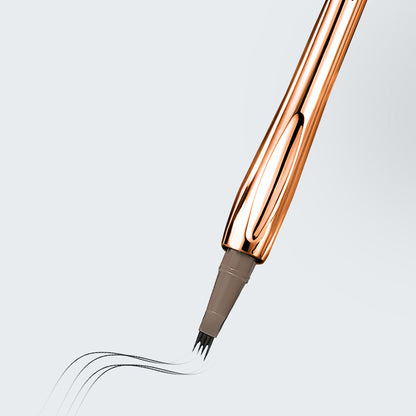 4-Point Tattoo Brow Pen – Eyebrow Pencil for Natural Look, Black | 4-Tip Tattoo Eyebrow Pen