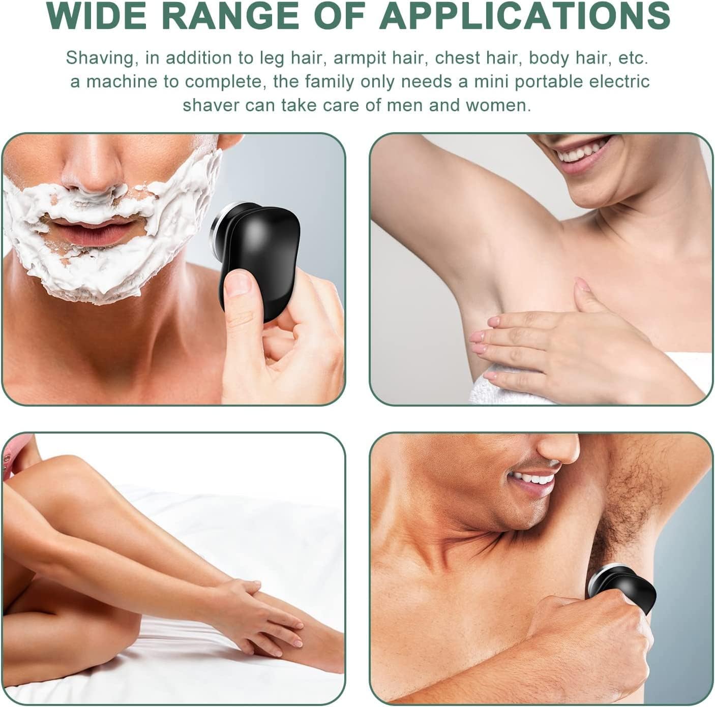 Mini Electric Hair Removal Men's Shaver