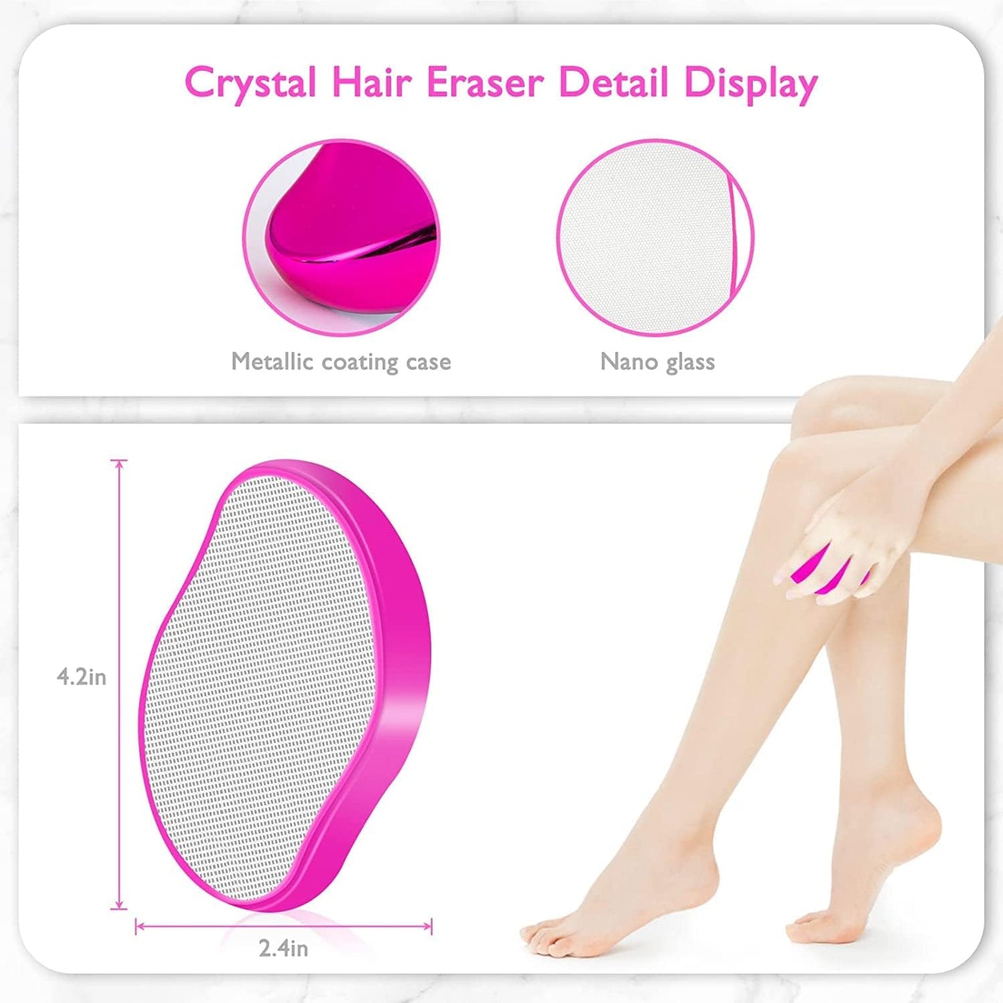 Crystal Hair Removal Painless Hair Shaver