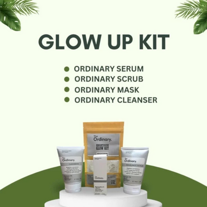 The Ordinary Glow Kit for Face & Hands– Brightening & Radiance Skincare Set for Glowing Skin
