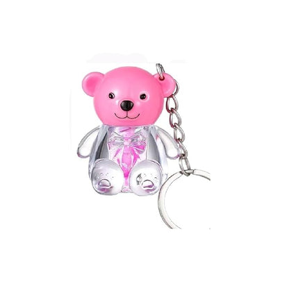 Teddy Bear Moisturizing Lip Oil With Key Chain, Pack Of 3