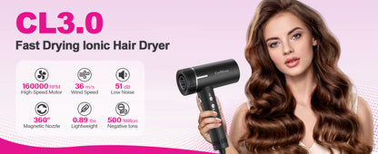 Powerful Smooth Salon Quality Hair Dryer - 1 Pcs