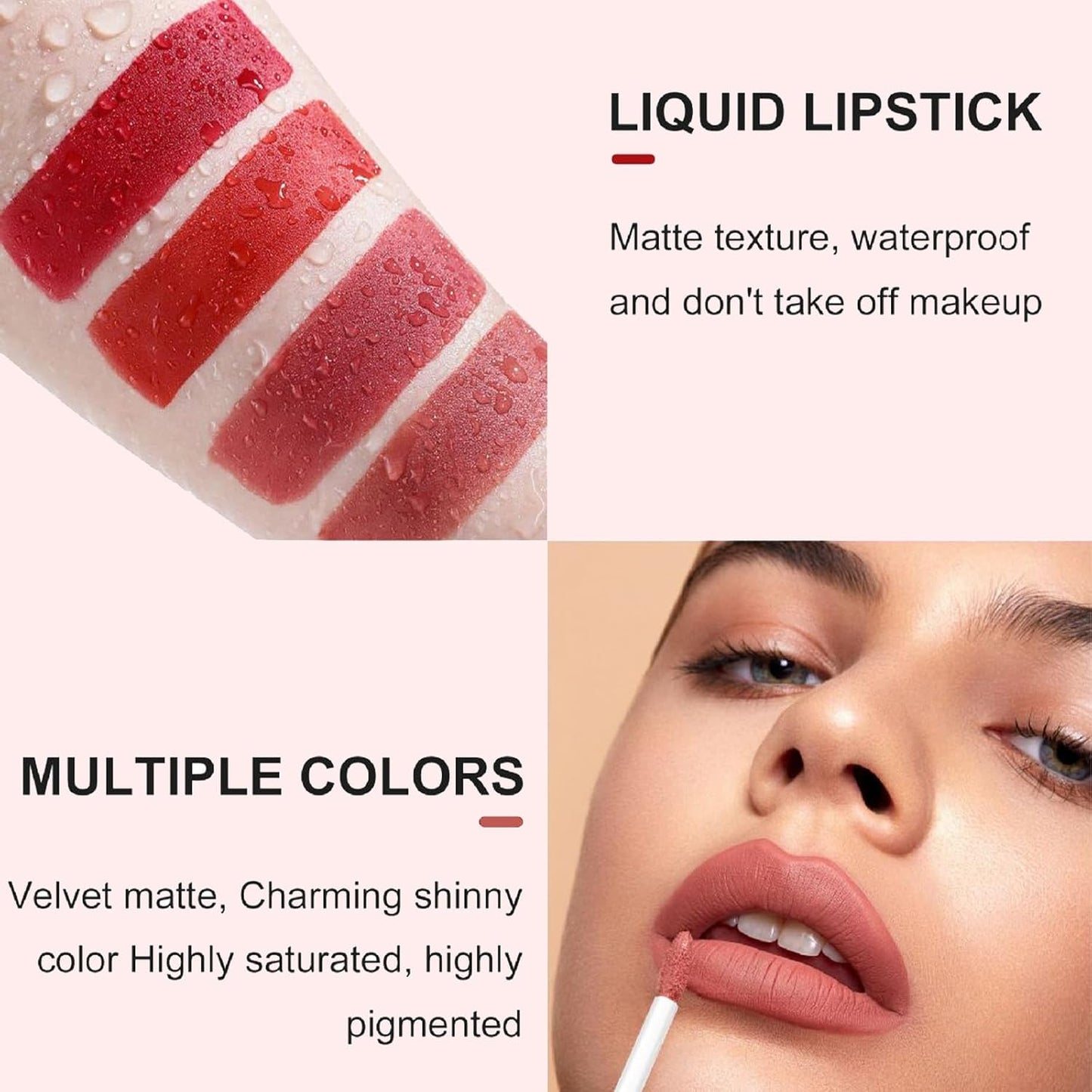 12 Pcs Multicolor Lip Gloss Set - Cool Undertone with Matte Finish