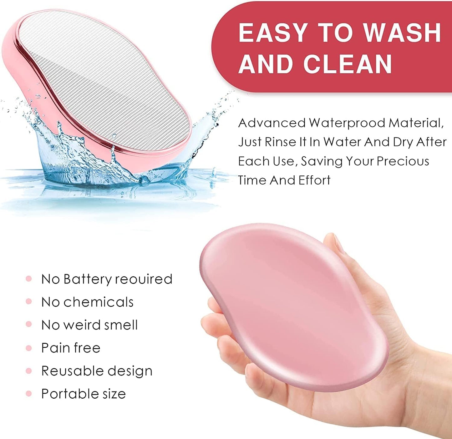 Crystal Hair Removal Painless Hair Shaver