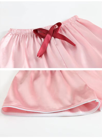 Elegant Silk Lace Camisole Set - 1 Pcs Lightweight Comfort