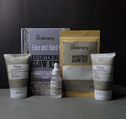 The Ordinary Glow Kit for Face & Hands– Brightening & Radiance Skincare Set for Glowing Skin
