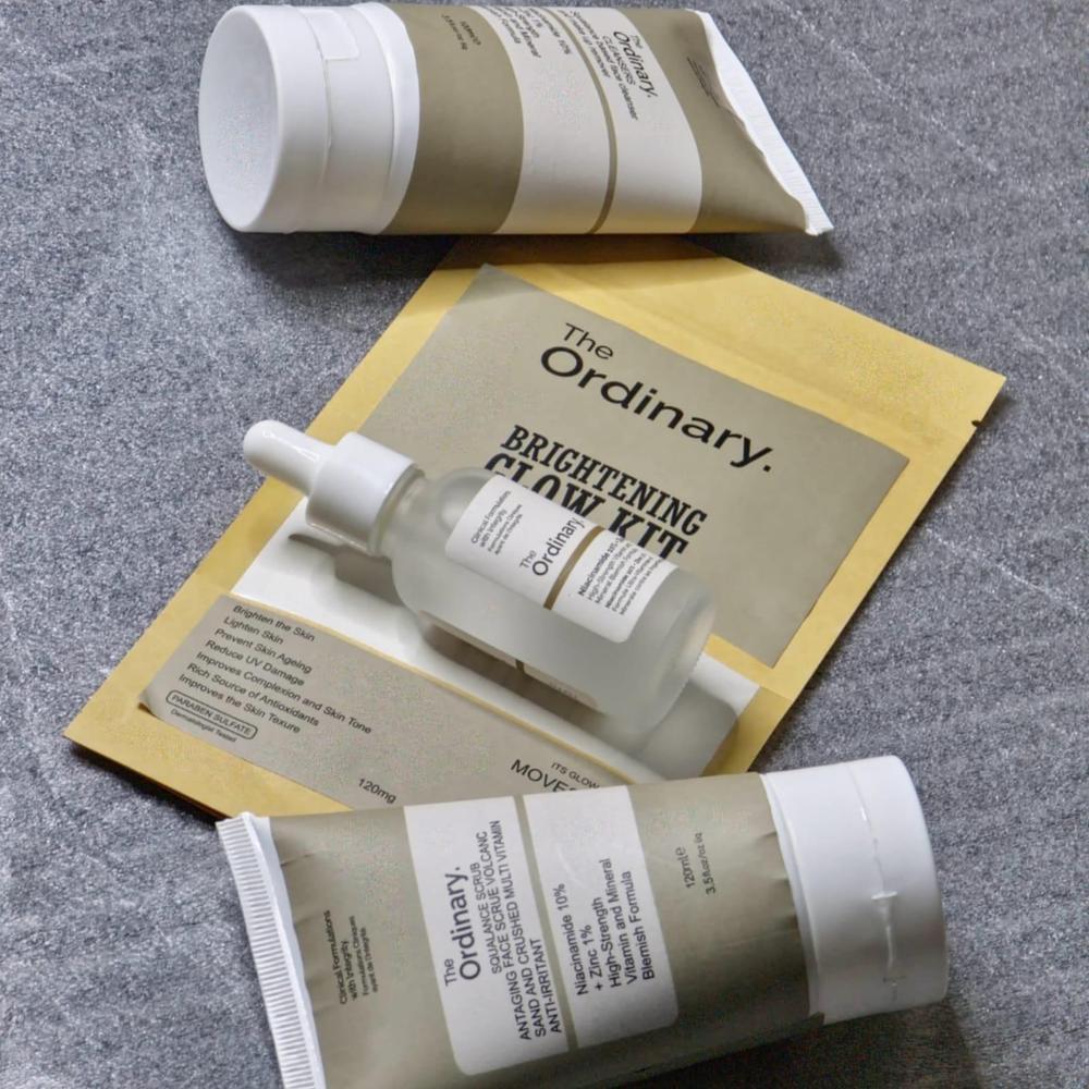 The Ordinary Glow Kit for Face & Hands– Brightening & Radiance Skincare Set for Glowing Skin