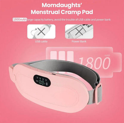 Electric Menstrual Heating Pad Period Cramp Relief Belt