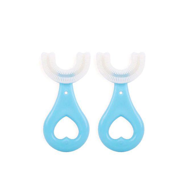 Multi-Color U-Shaped Toothbrush - Premium Silicone Design (1 Pcs)