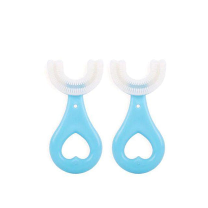 Multi-Color U-Shaped Toothbrush - Premium Silicone Design (1 Pcs)