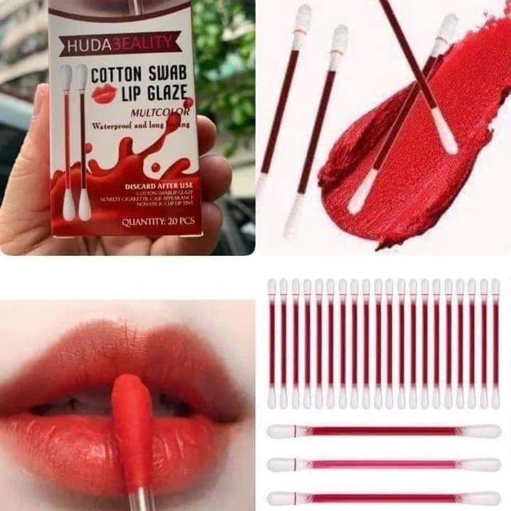 Alluring Shades of Red Lip Tint - 20 Pcs Moisturizing & Long Lasting