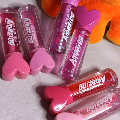 HUDA Matte Me Amazing Tinted Lip Oil For Moisturizing & Hydrating Lips- Pack of 2