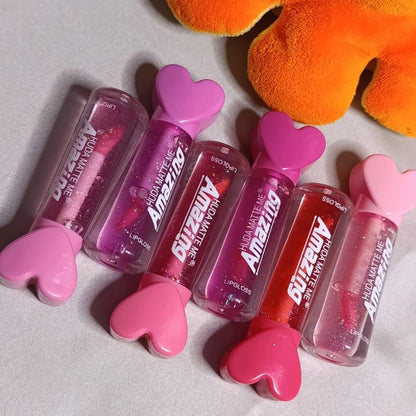 HUDA Matte Me Amazing Tinted Lip Oil For Moisturizing & Hydrating Lips- Pack of 2