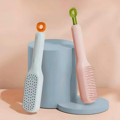 Self cleaning Hair Brush