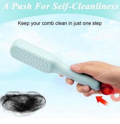 Self cleaning Hair Brush