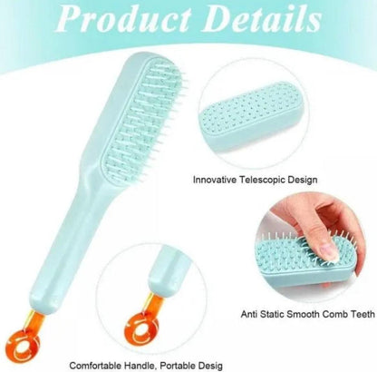 Self cleaning Hair Brush