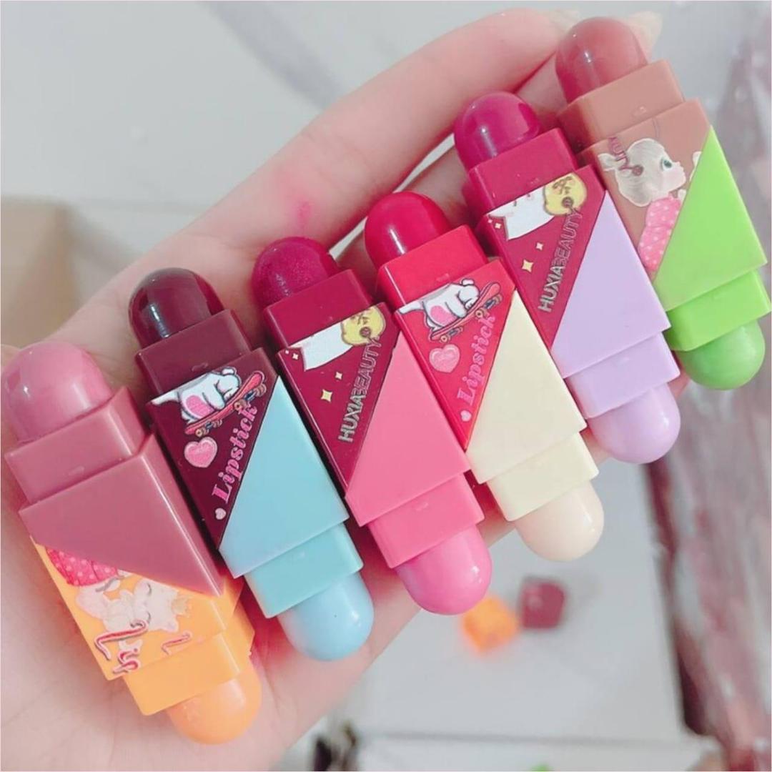 2 In 1 High Pigmented Lipstick- Pack Of 6