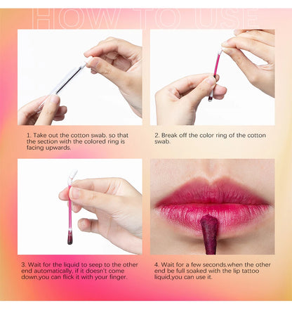 Alluring Shades of Red Lip Tint - 20 Pcs Moisturizing & Long Lasting