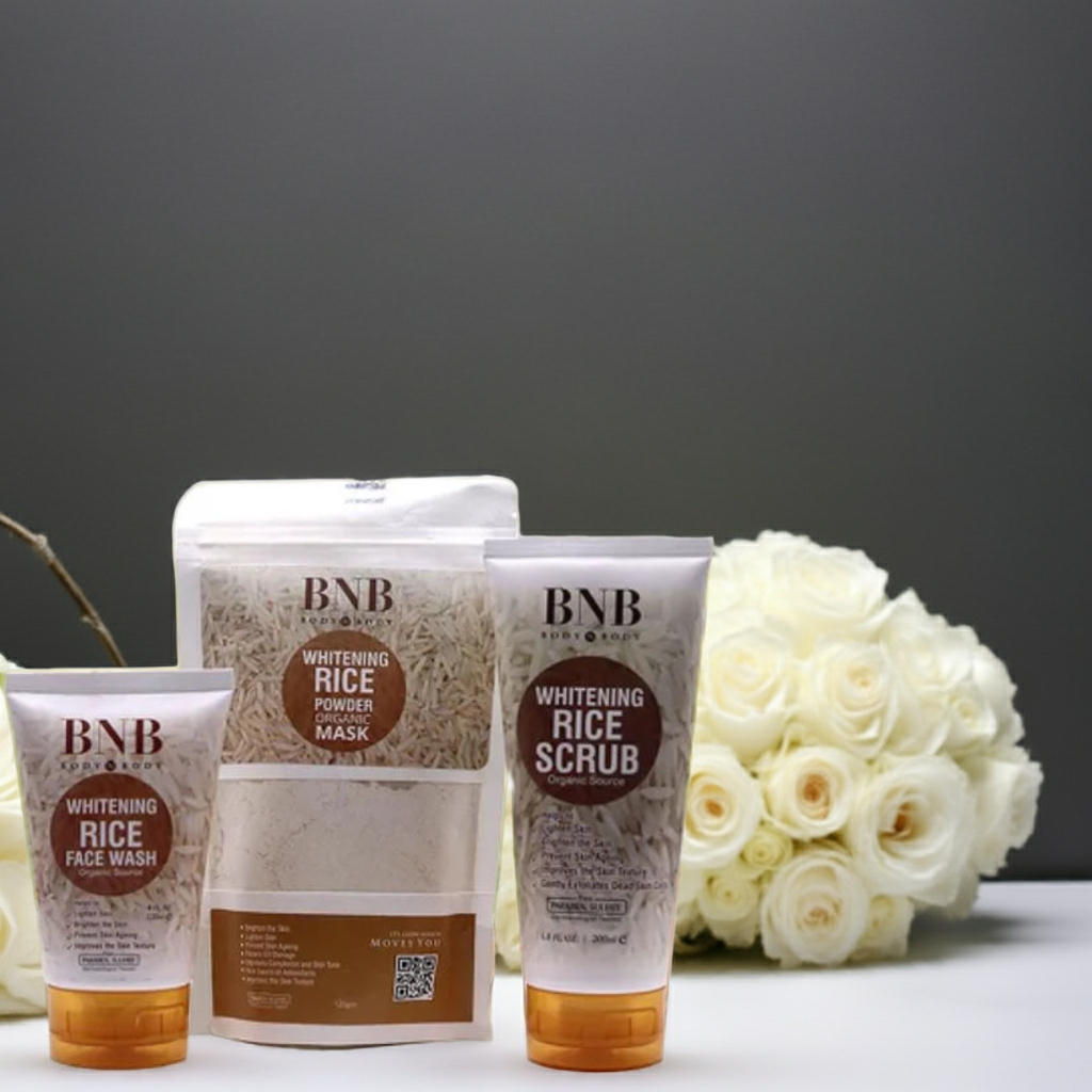 BNB Rice Extract Facial Kit For Bright & Glowing Skin - Body N Body