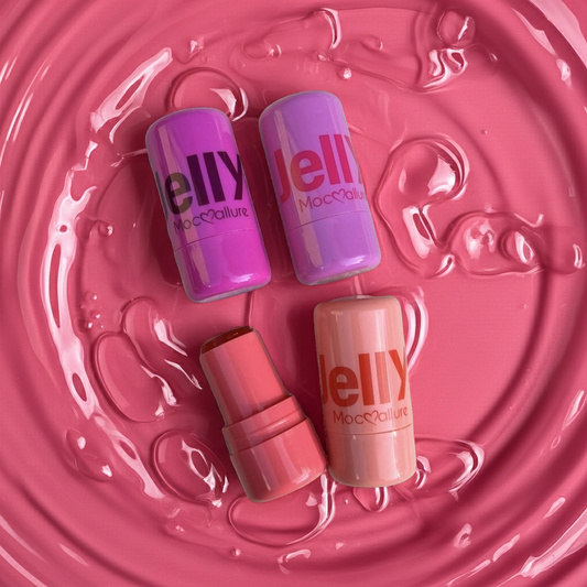 Mocallure Jelly Blush Stick– Smooth, Blendable Cream Blush in Multiple Shades for Natural Glow