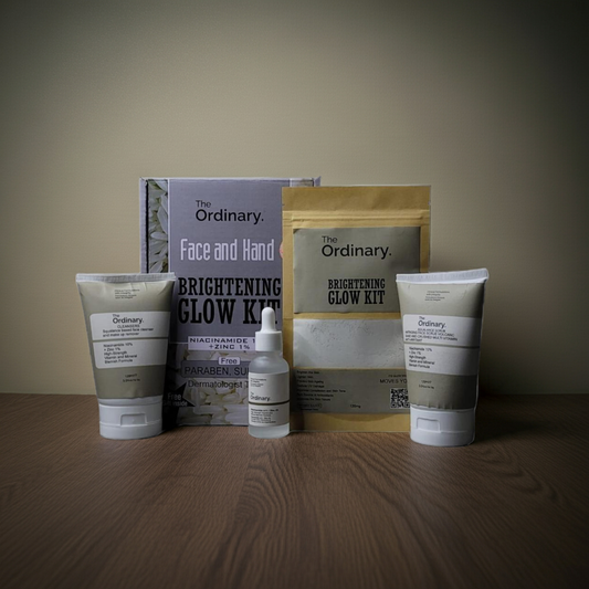The Ordinary Glow Kit for Face & Hands– Brightening & Radiance Skincare Set for Glowing Skin