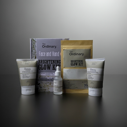 The Ordinary Glow Kit for Face & Hands– Brightening & Radiance Skincare Set for Glowing Skin