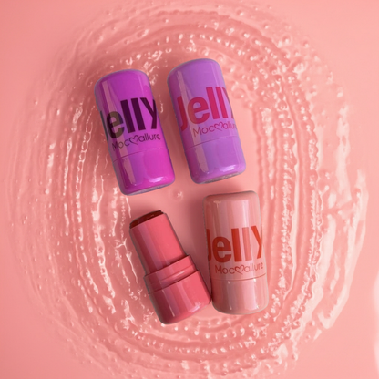 Mocallure Jelly Blush Stick– Smooth, Blendable Cream Blush in Multiple Shades for Natural Glow